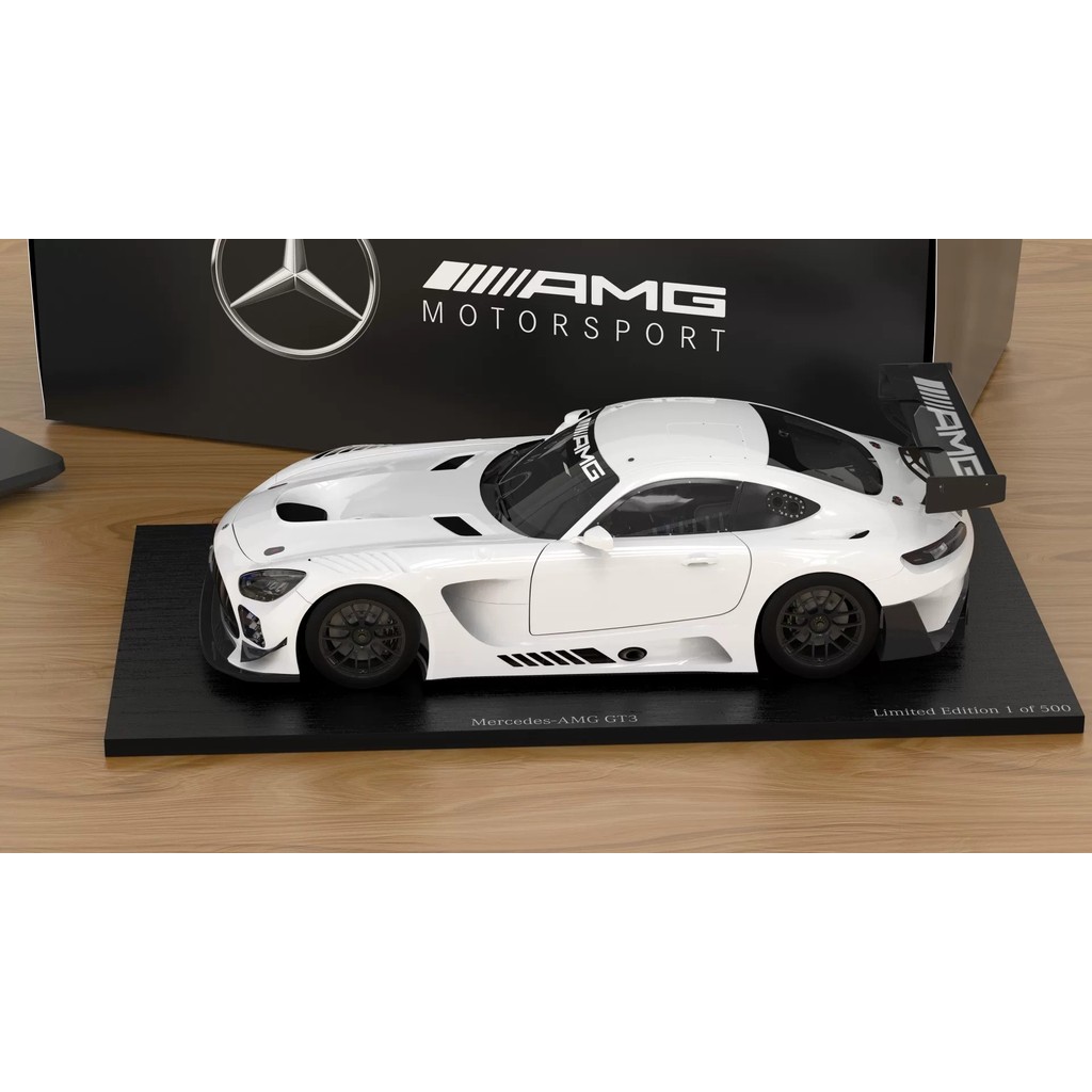 Sour san newggg1/18  amg gt3 evo 1:18 รถ spark autoart aa 奥图亚 tsms soled รุ่น 白色sls gt3/m3/m6 gt3/m3