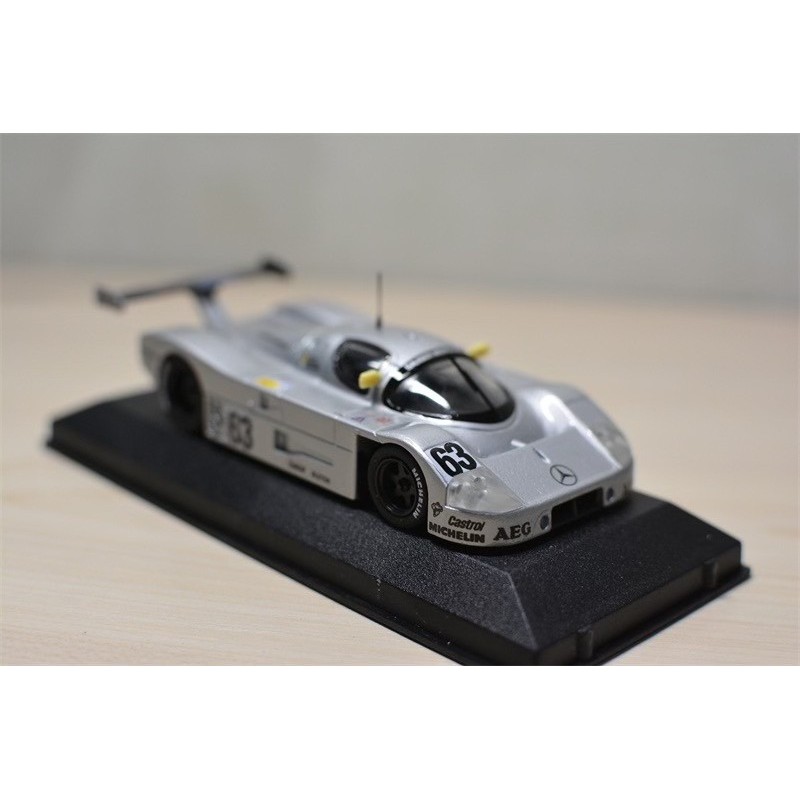 [ใหม่ในเดือนพฤษภาคม] Mini Cut Minichamps 1: 43 Benz Benz C9 Sauber Sober 63 #Le Mans 1989 Le Mans Ch