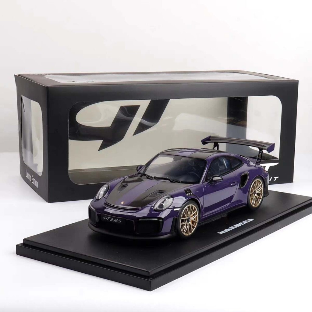 GT Spirit 1: 18 Porsche 911 GT2 RS 930 664 Wide Body Modification โมเดลรถจําลอง
