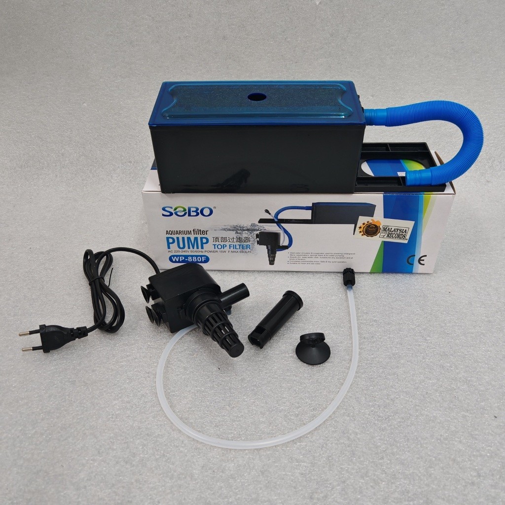 SOBO AQAURIUM TOP FILTER WP-880F WP-1880F WP-2880F WP-3880F WP-4880F กรอง MEDIA