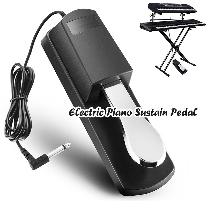 เปียโนไฟฟ้า Damper เหยียบเปียโนคีย์บอร์ด Sustain เหยียบเปียโนเครื่องมือ Organ Sustain Pedal