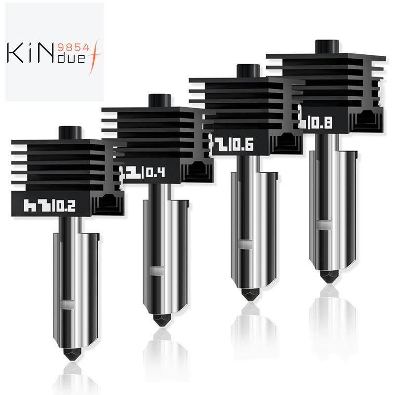 4 แพ็คสําหรับไม้ไผ่ Lab P2S Hotend สําหรับ H2S/H2D/P2S 3D เครื่องพิมพ์, Quick Swap Hardened เหล็กหัว