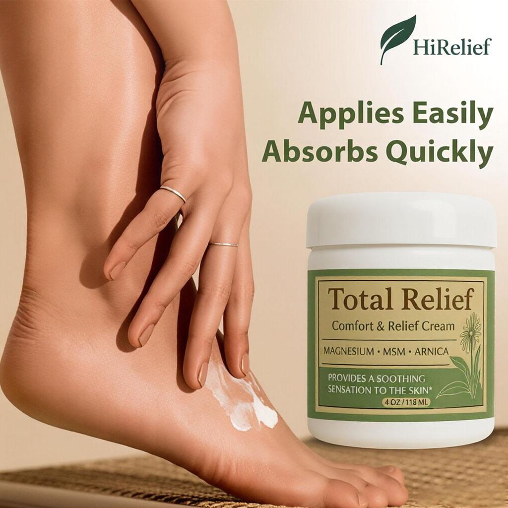 Joint Relief Cream ครีมแมกนีเซียมผ่อนคลาย Soothing Body Lotion ครีมนวดดูดซับอย่างรวดเร็ว huaherth