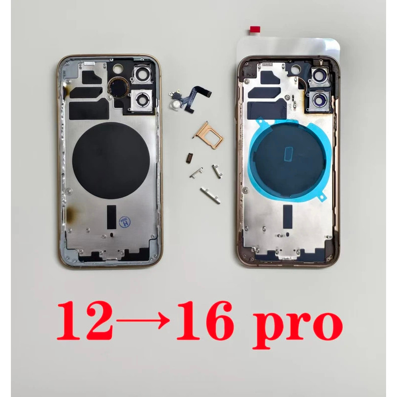 ที่อยู่อาศัย DIY สําหรับ 12 ถึง 16 Pro เงา 12 เช่น 16 Pro สําหรับ iPhone 12 ถึง 16 Pro แชสซี DIY ฝาห