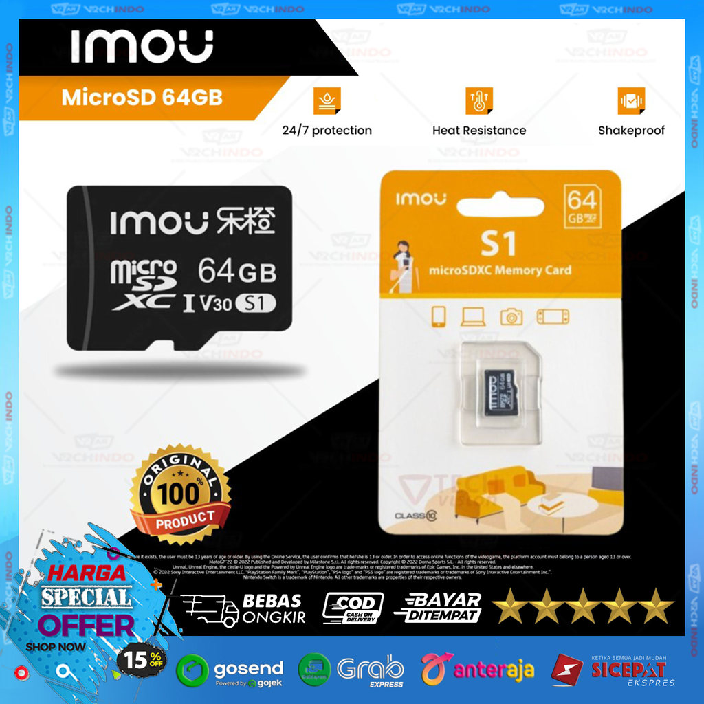 MEMORY CARD MICRO SD CLASS 10 IMOU - กล้องวงจรปิดอย่างเป็นทางการดั้งเดิม 32GB!!