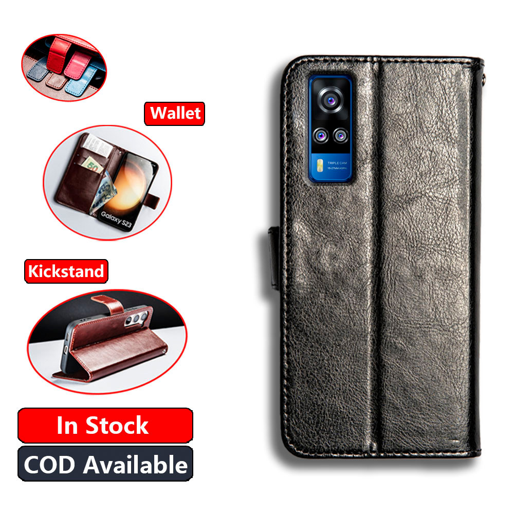 หนังคลาสสิกสําหรับVivo Y51 2020 Y31 2021 Y51a 2021 V2031 V2036 V2030 กระเป๋าสตางค์VINTAGE Folioกรณีฝาครอบแม่เหล็กปิดKickstandช่องเสียบการ์ด