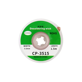 สายดูดตะกั่ว บัดกรี สายซับตะกั่ว Solder Wickd กว้าง 2.0 mm และ 3.5 mm ยาว 1.5 m ซ่อมอิเล็กทรอนิกส์