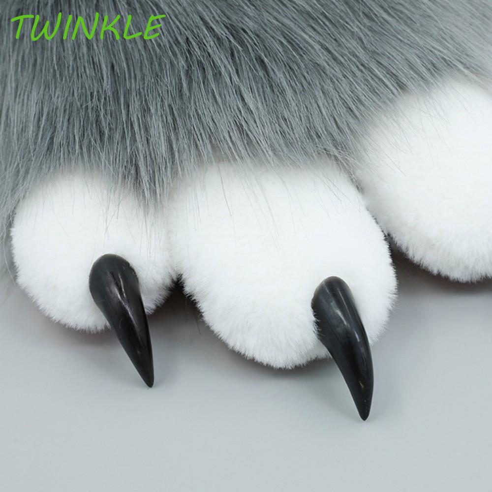 TWINKLE1 8pcs สัตว์ Fursuit Claws อุปกรณ์เสริม, Multicolor Pointed/Obtuse Furry Claws เล็บ, น่ารัก H