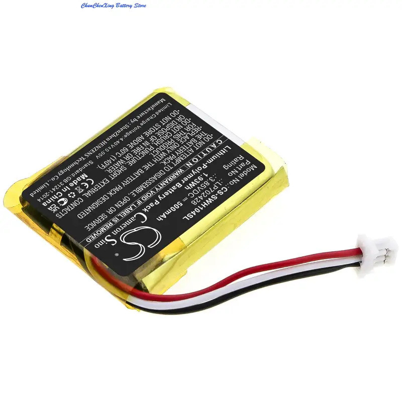 CS-SWH104SL 500mAh แบตเตอรี่ LP702428 สําหรับเคสชาร์จ Sony WF-1000XM4