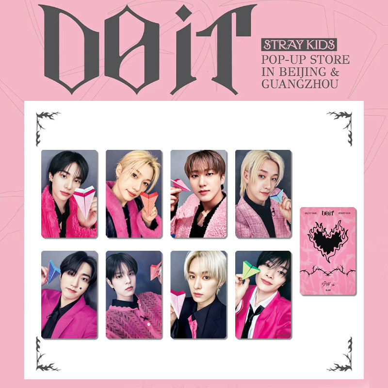 STRAY KIDS < DO IT > แฟลชความบันเทิงเสมอ Full Amount Bonus Photocard Huang Hyun Chen Lee Long Fu Zho