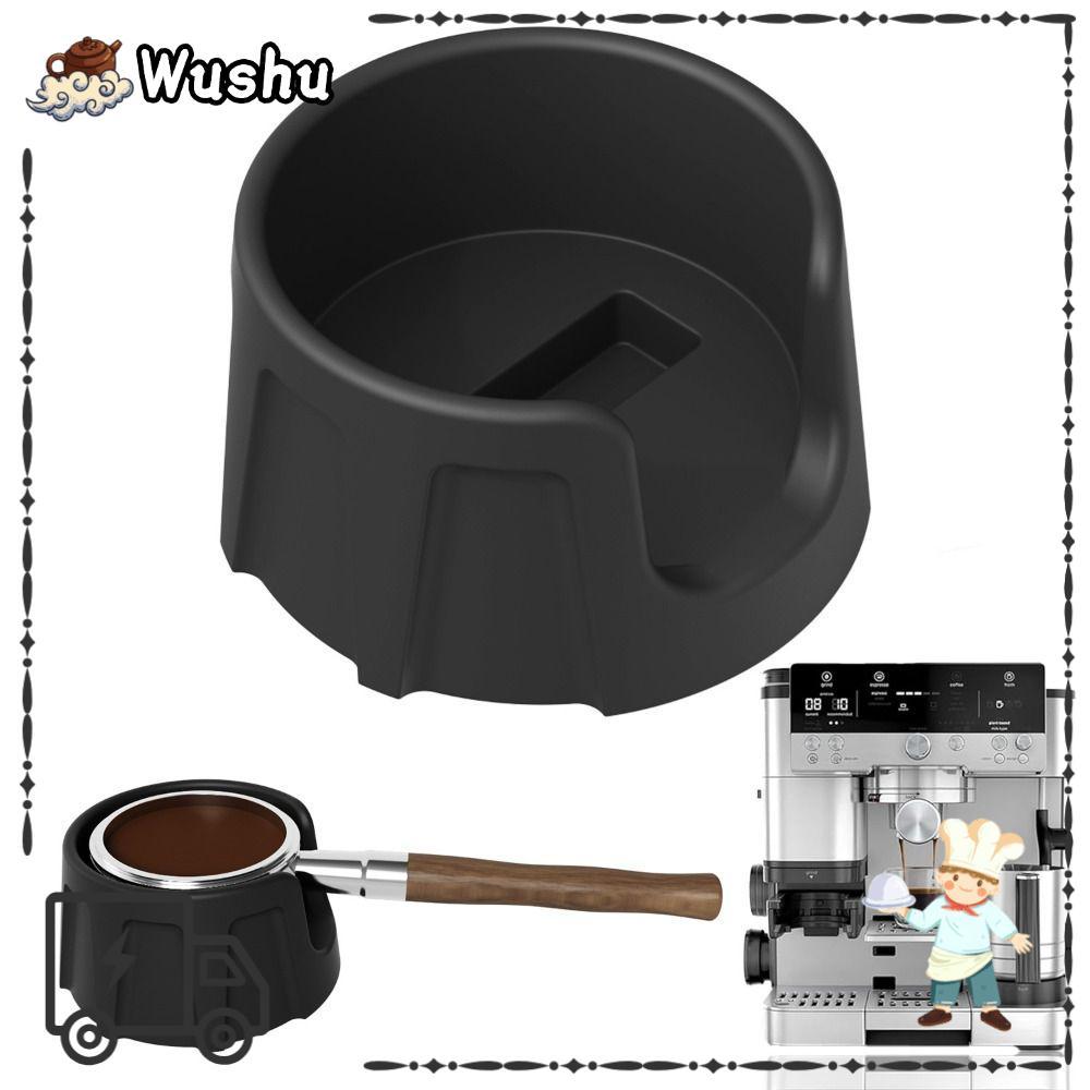 WUSHUSHTH ที่วางแทมเปอร์กาแฟ, ฐานกดกาแฟกันลื่นซิลิโคน, ที่ปรับปรุงความเสถียรด้วย Tamping Station Espresso ทํา