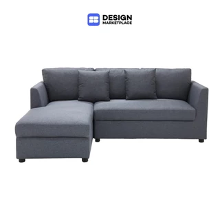SB Design Square โซฟาเข้ามุมซ้าย รุ่น Riki สีเทา (198x148x82 ซม.) แบรนด์ SOFA SOLUTIONS