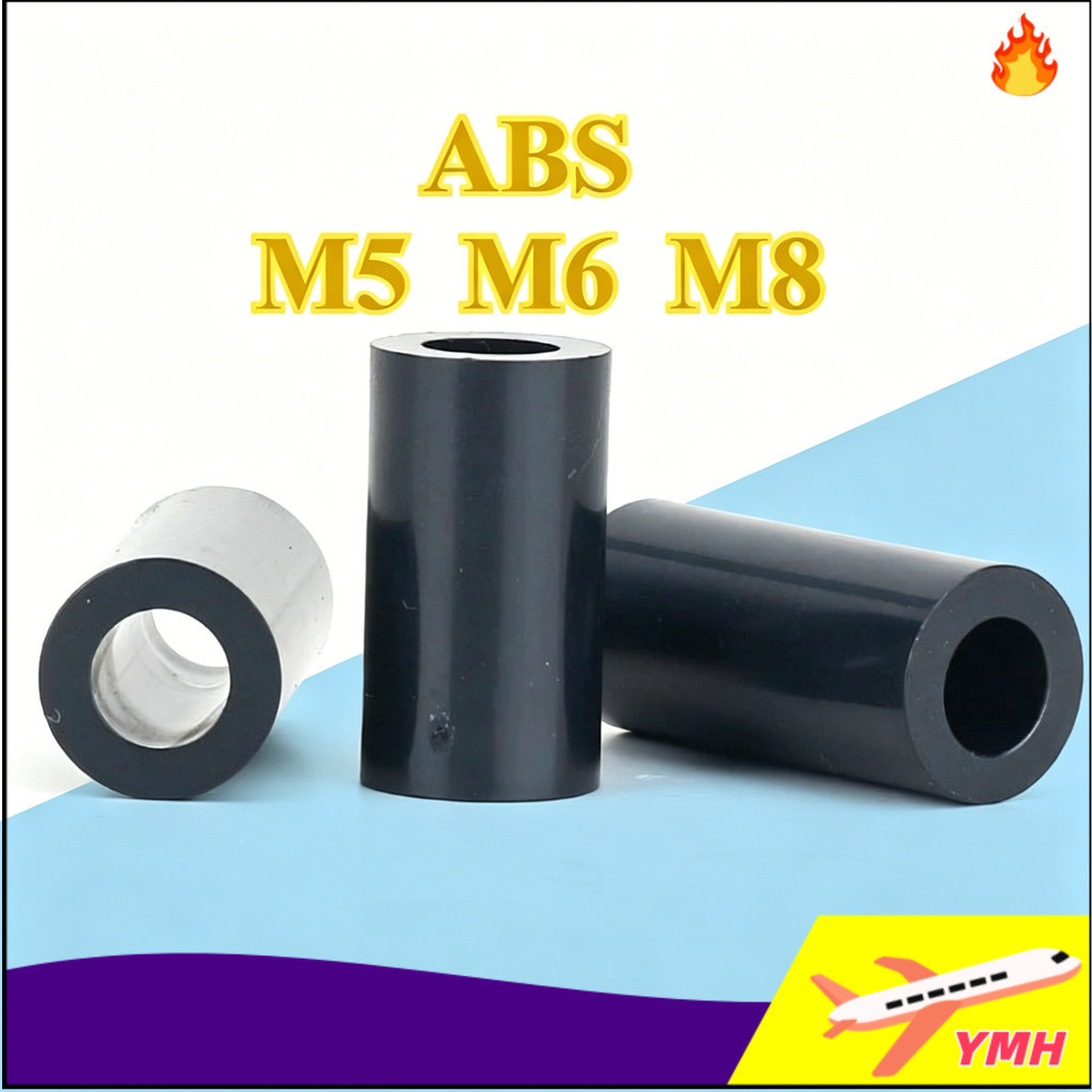 บูช ABS M5-M8 ทนทาน กันไฟฟ้า สึกหรอได้ดี ใช้งานอิเล็กทรอนิกส์และประกอบชิ้นงาน（YMB1）