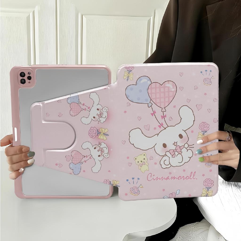360° หมุนอะคริลิคการ์ตูนสําหรับ HONOR Pad X8 X9 X10 Pro X9A X8A 11.0 11.5 2026 Flip Stand Casing NDL