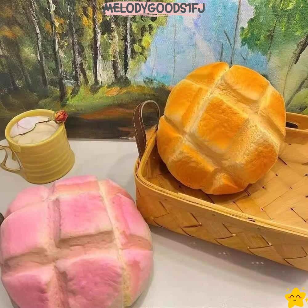 MELODYGOODS1FJ ขนมปังสับปะรดจําลอง,ช้า Rebound ความเครียดบรรเทาขนมปัง Squishy ของเล่น, Creative Decompression Soft Sensory Fidget บีบของเล่นสําหรับผู้ใหญ่เด็กของขวัญ