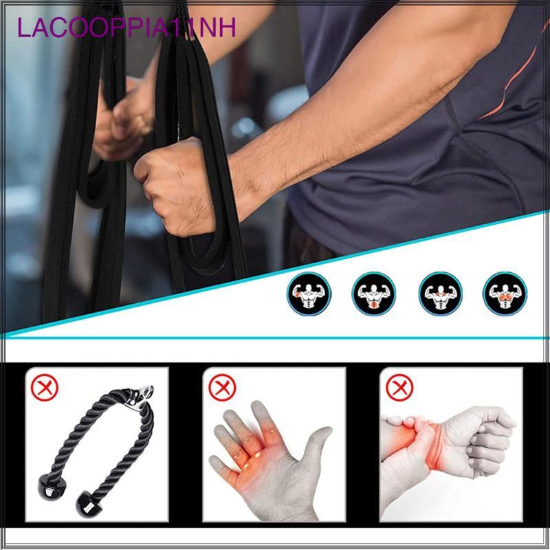 [lacooppia11nh] Biceps Curl Forearm Workout Crunches Resistance Pulley Rope Attachment for Gym Cable