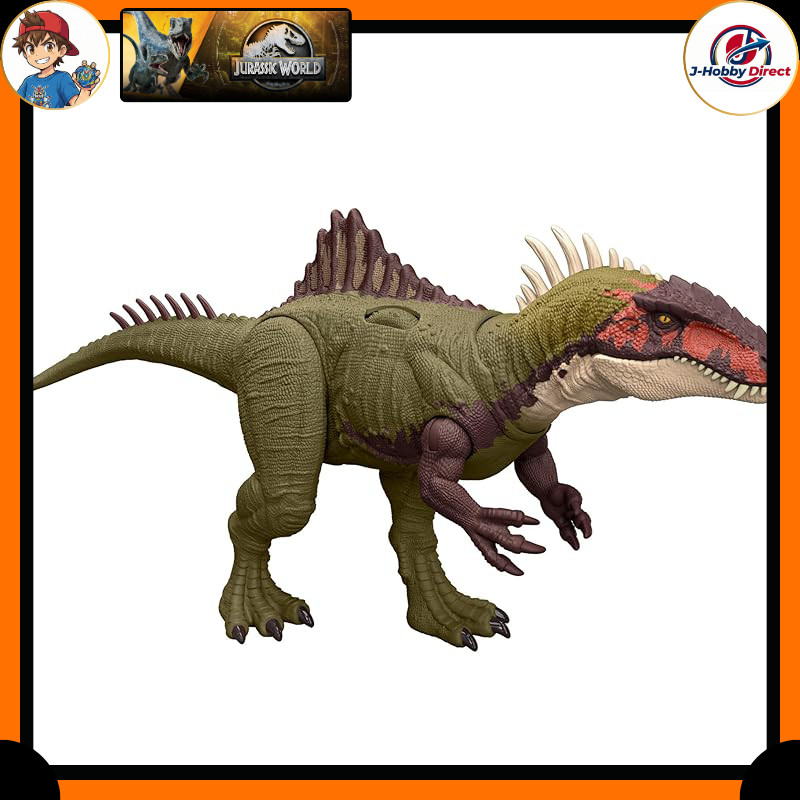 Mattel Jurassic World Battle Action! Roaring Becless Pinnacus Children's Figure Dinosaur Toy Total L