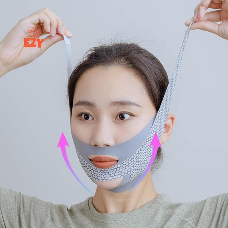 EZY Face-Lift พร้อม Sleep Face V Shaper Facial Slimming Bandage ผ่อนคลายรูปร่าง Lift ลดคางคู่ Face T