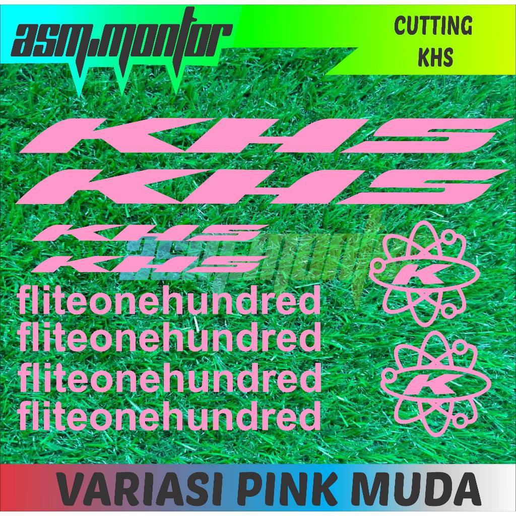 KHS FLITEONEHUNDRED สติ๊กเกอร์ตัดจักรยาน