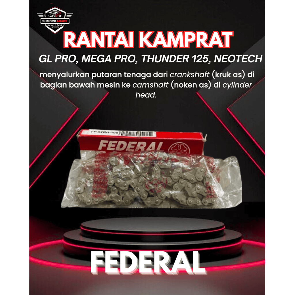 โซ่ Federal Kamprat GL Pro, Mega Pro, Thunder 125, Neotech