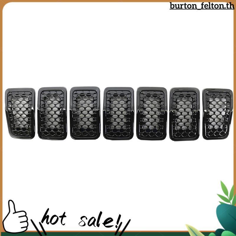 สําหรับ 2019-2022 6AZ88DX8AB 63257203224 6AZ88XS9AB ตาข่ายรังผึ้งกรอบกระจังหน้าใส่อะไหล่ Chrome Blac