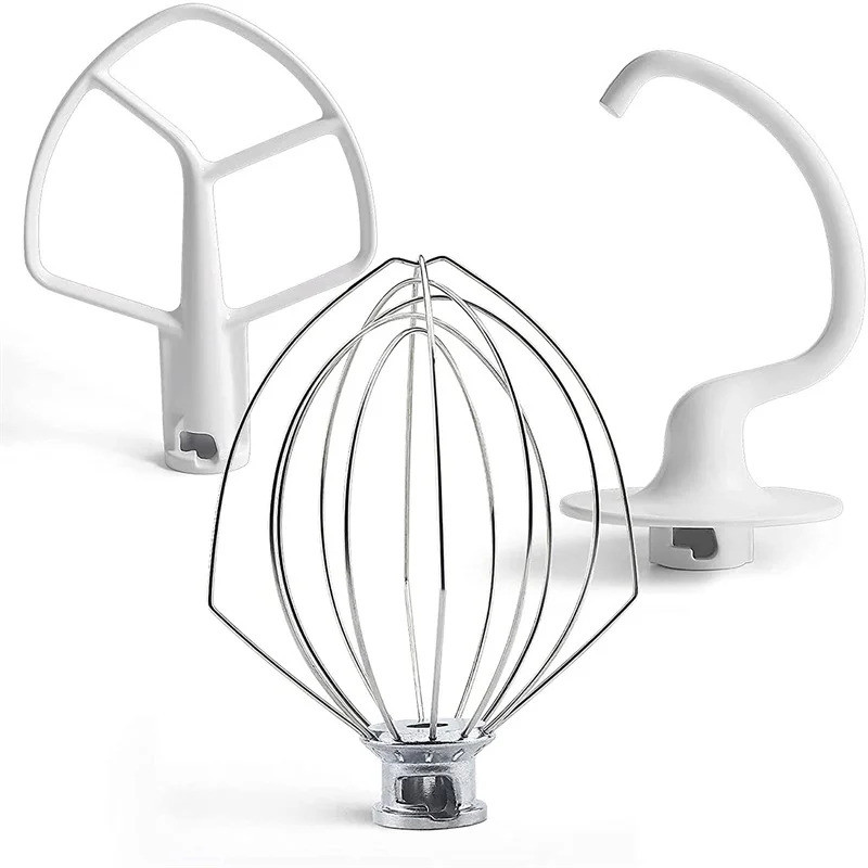 K5AWW Wire Whip K5AB Flat Beater K5ADH C Dough Hook สําหรับ Kitchenaid K5 KSM50 KSM5 4.8L ชามยกแนวตั