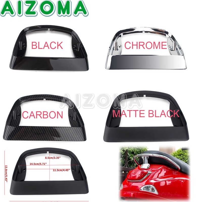 AL 1 Piece MALorcycle Taillight Frame Tail Light Frame Rear Lamp Ring Cover for LX 50 125 150 2T LX5
