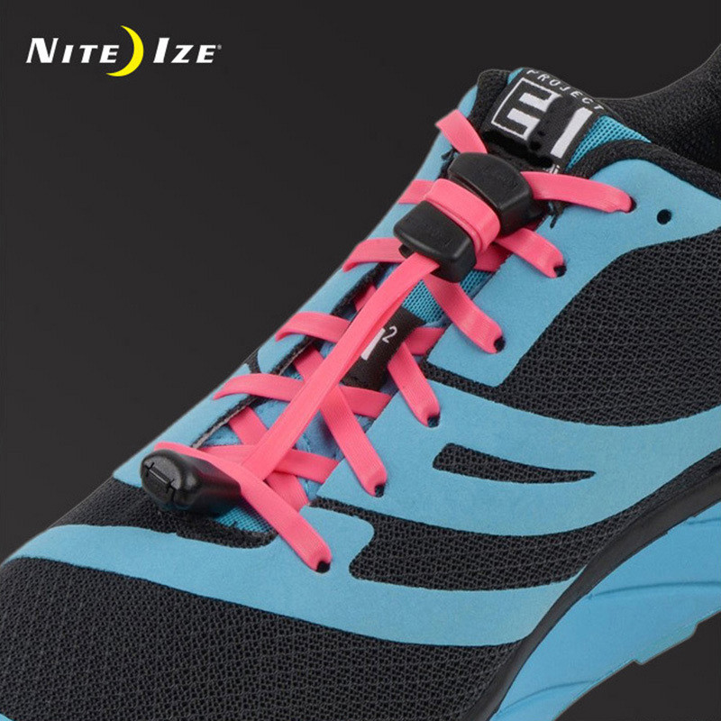 Nai Ai NiteIze Nuo Top Shoelace Buckle Set Lazy Knot-Free Shoelace รองเท้าวิ่งกลางแจ้ง Anti-shedding
