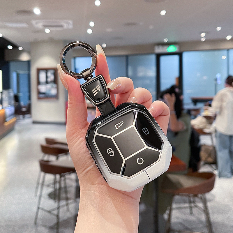 เหมาะสําหรับ 26 ประเภท JETOUR T2 ฝาครอบกุญแจ 2025 CHERY JETOUR t2 Gradient Traveler PRO เปลือกโลหะ