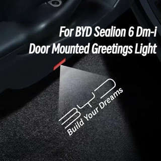 สําหรับ BYD [Sealion 6 DM-i] [ATTO 3][HAN][ซีล]ไฟอวยพรแบบติดประตู ปลั๊กหลายรูปแบบและใช้งานง่าย 2 ชิ้น max สําหรับรถยนต์ 1 ชิ้น/1 จํานวน = 1 ชิ้น