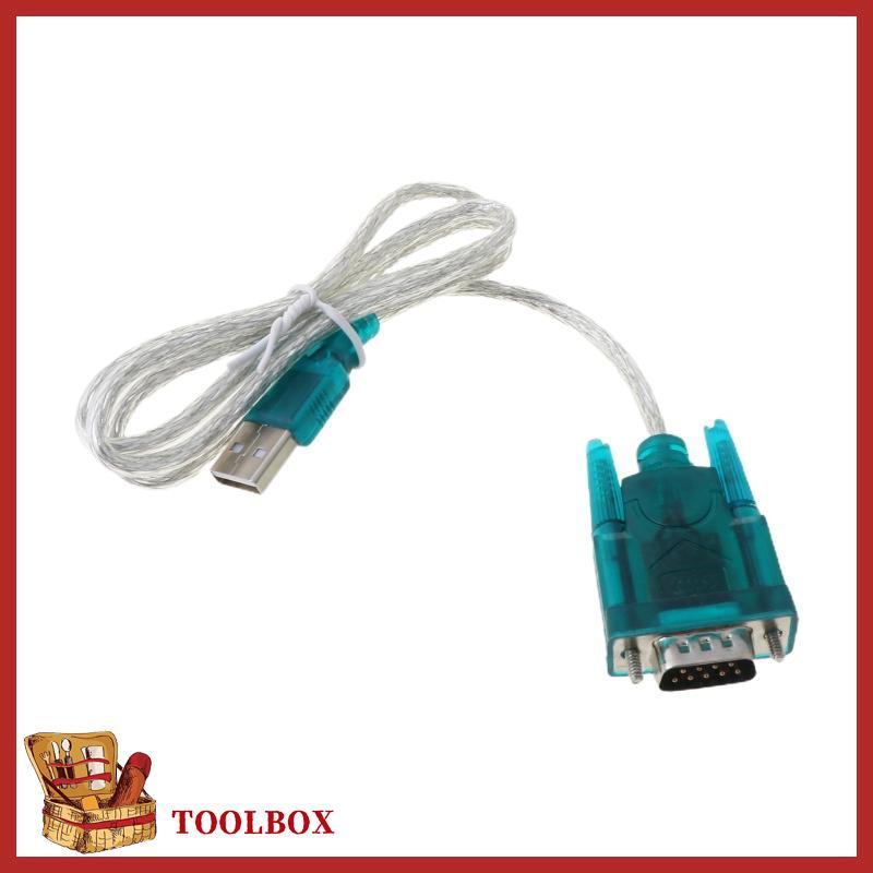 TOOLBOX สีดํา USB ถึง RS232 RS-232 DB9 Serial Cable อะแดปเตอร์มาตรฐาน Converter สําหรับ PC