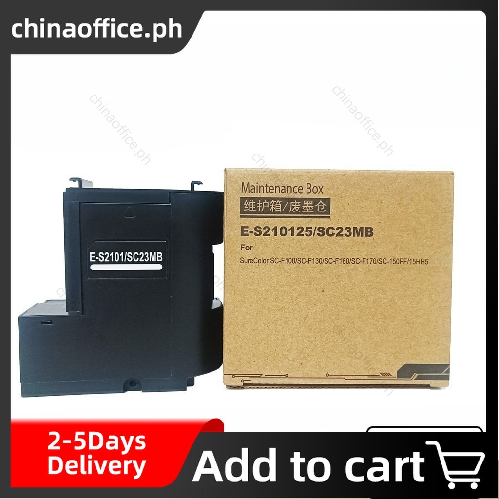 C13S210125 SC23MB S2101 F170 F160 F150 ถังหมึกเสียบํารุงรักษากล่องสําหรับ Epson SC-F150 SC-F100 SC-F
