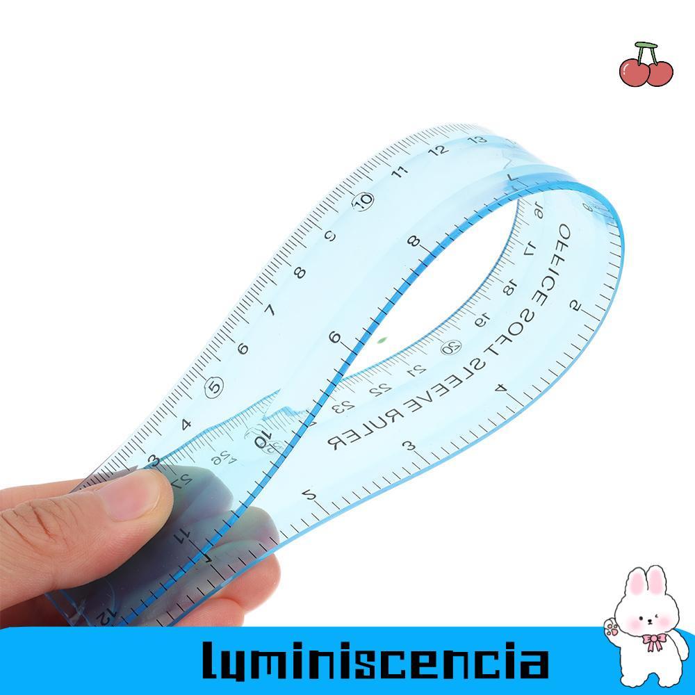 LUMINESCENCIA ไม้บรรทัดขนาดหดเซรามิก, พลาสติก 32*3.7 ซม.ไม้บรรทัดวัดเซรามิก, ไม้บรรทัดเครื่องปั้นดิน