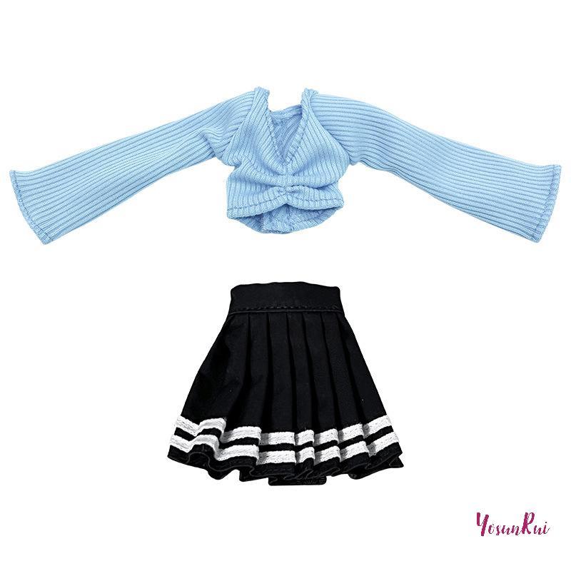 YosunRui] 30 ซม.Lady Doll กระโปรงจีบเสื้อผ้าชุดสําหรับ 1/6 ตุ๊กตาอุปกรณ์เสริม Dress Up ของเล่นเด็กใหม่