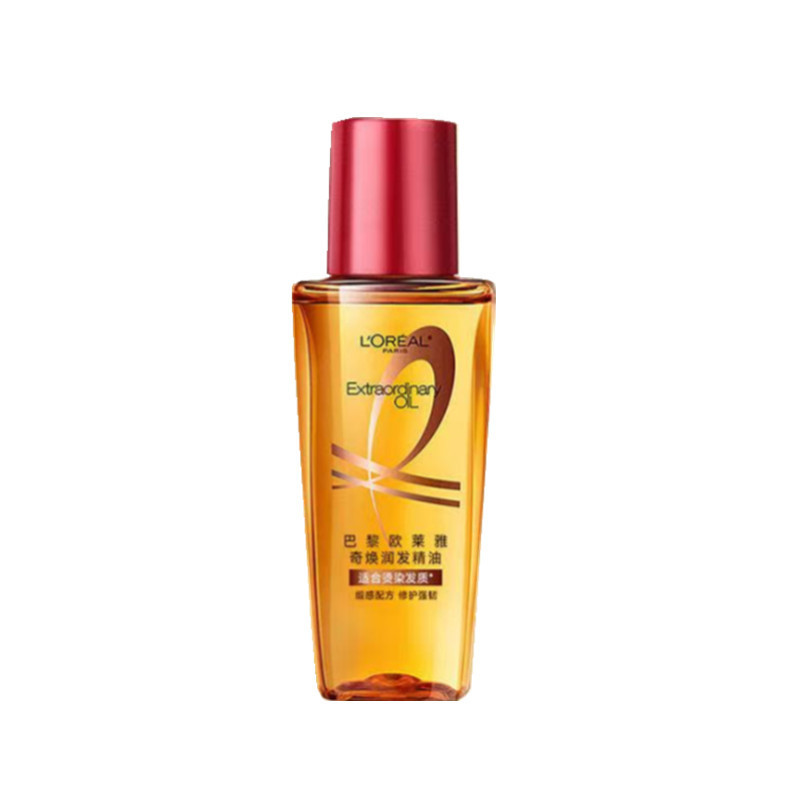 {ร้านค้าขายร้อน} LOreal Qi Rejuvenating Hair Care Essential Oil 30ml ขวดสีแดงขนาดเล็ก Hair Care Esse