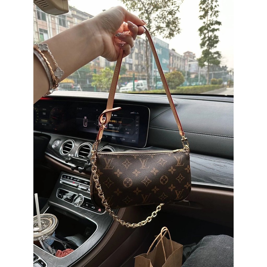 LouisVuitton, Classic All-Match Mahjong Bag Chain Bag Shoulder Armpit Bag