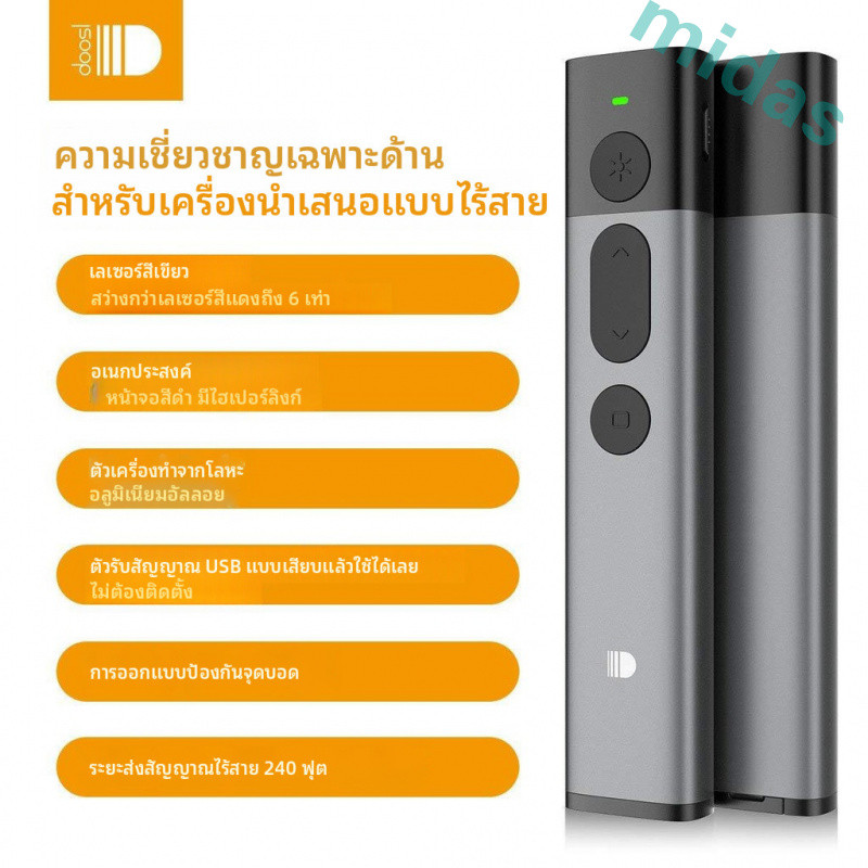 เปลือกโลหะปากกาอินฟราเรดเลเซอร์ พีพีพี สาธิตปากกาเลเซอร์