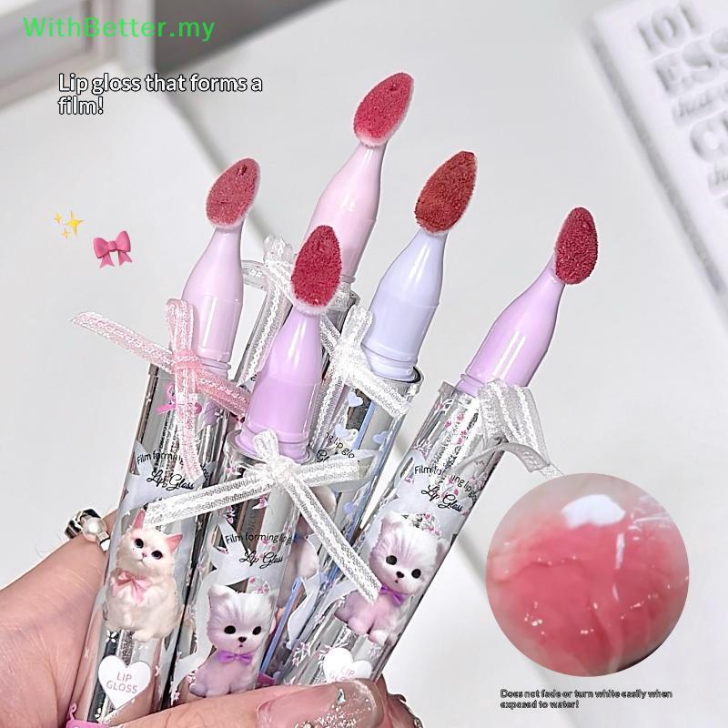 ด้วยBetter Gege Bear Long-Lasting Water-Gloss Lip Tint - No Transfer, Hydrating Formula For Natural 