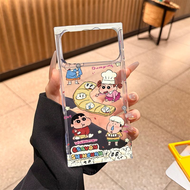 เคสโทรศัพท์ทรงสี่เหลี่ยมเหมาะสําหรับiPhone 11 12 13 14 15 รูปที่ 4