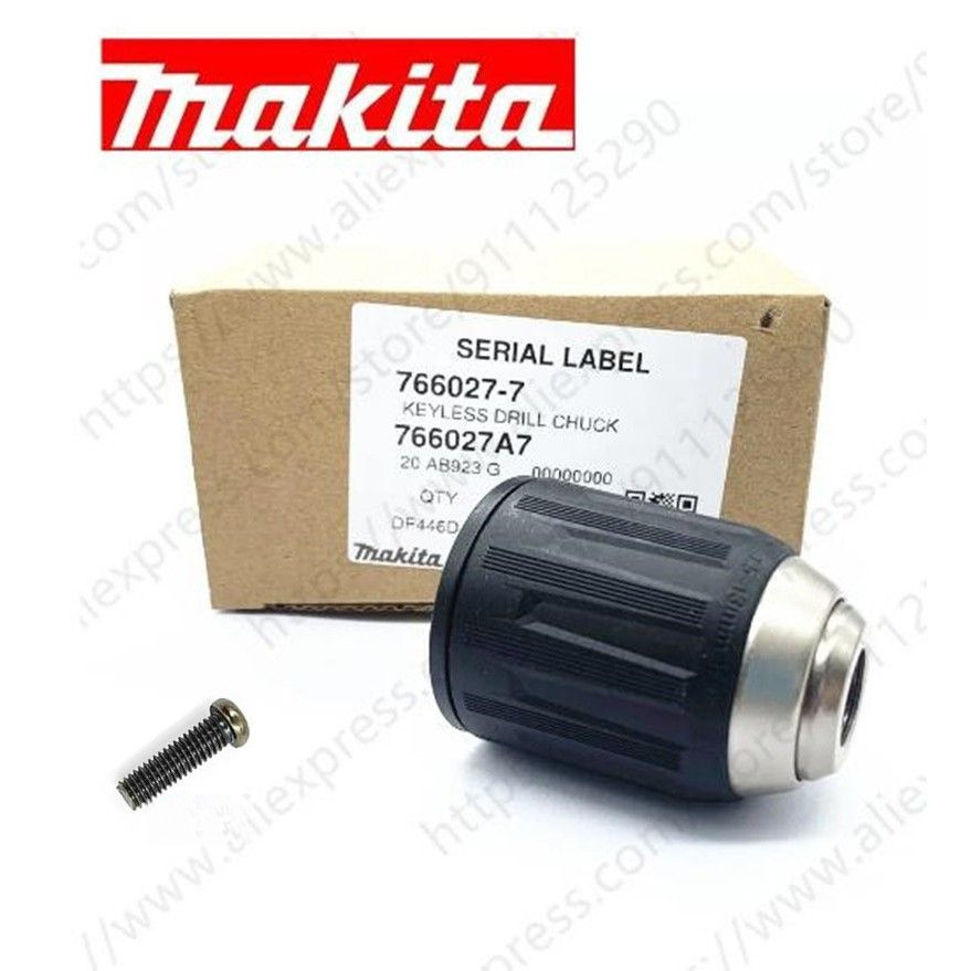 หัวจับดอกสว่าน 766027-7 (อะไหล่แท้) สำหรับสว่านไร้สาย Makita DHP480 / DHP459 / DDF482 / DDF485 / DHP