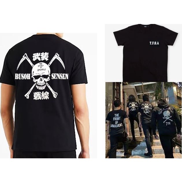เสื้อยืดลายการ์ตูน CROWS บุโซเซนเซน สไตล์สตรีทเท่ๆ ใส่ได้ทุกเพศ ผ้าฝ้าย100% S-5XL