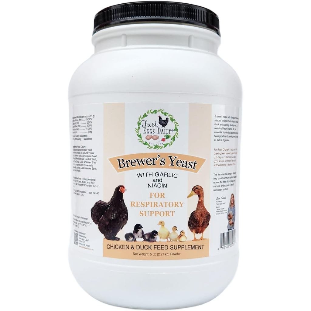 ไข่สด Daily Brewers Yeast with Garlic Powder Chicken & Duck อาหารเสริม 5LB