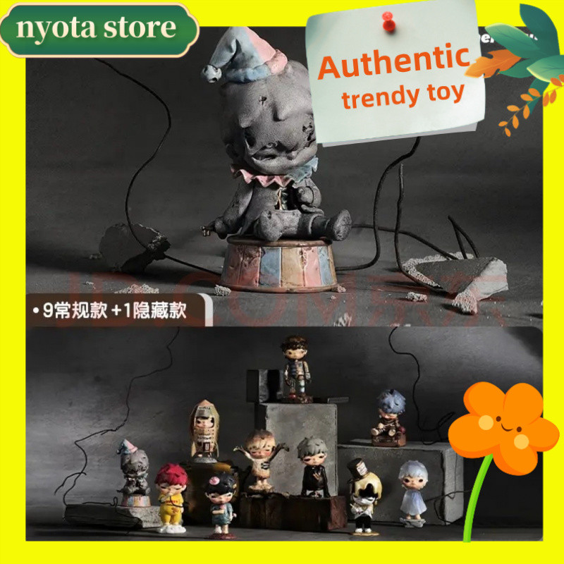 ของเล่นศิลปะซีรีส์ Hirono v5 Remode ของแท้ popmart