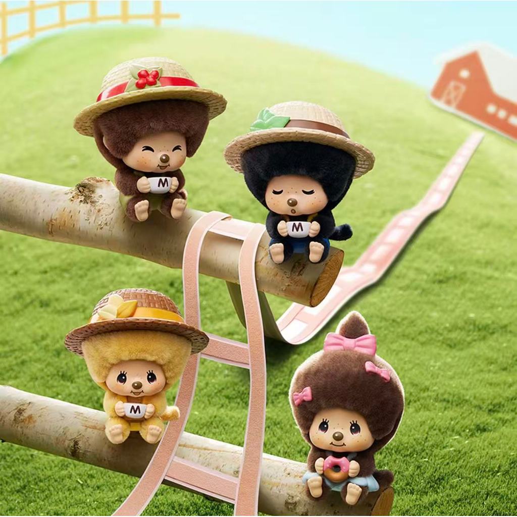 [พร้อมสต็อก] ของแท้น่ารักตลกกาแฟฟาร์มชุดใบหน้า-แขวนตุ๊กตาตุ๊กตารูปเครื่องประดับของขวัญ