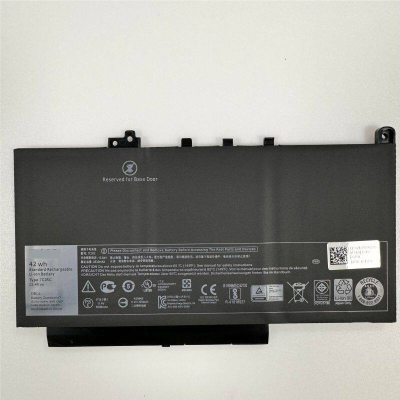 For the new DELL Latitude E7270 E7470 7CJRC 42WH laptop battery