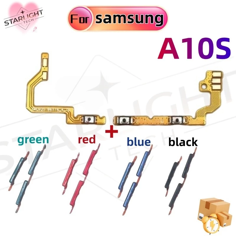 ปุ่มปรับระดับเสียงพลังงาน flex สําหรับ Samsung galaxy A10S ON OFF ปุ่มสวิตช์สายริบบิ้น
