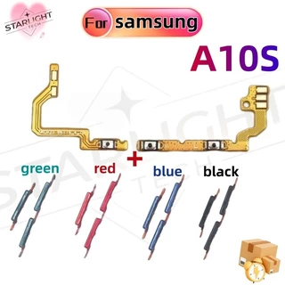 ปุ่มปรับระดับเสียงพลังงาน flex สําหรับ Samsung galaxy A10S ON OFF ปุ่มสวิตช์สายริบบิ้น