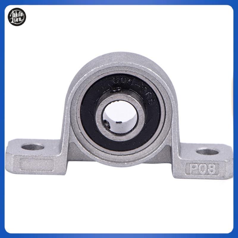 WL| สังกะสีอัลลอยด์เส้นผ่านศูนย์กลาง 8 มม. Bore Ball Bearing Pillow Blo Mounted Support KP08 ใหม่