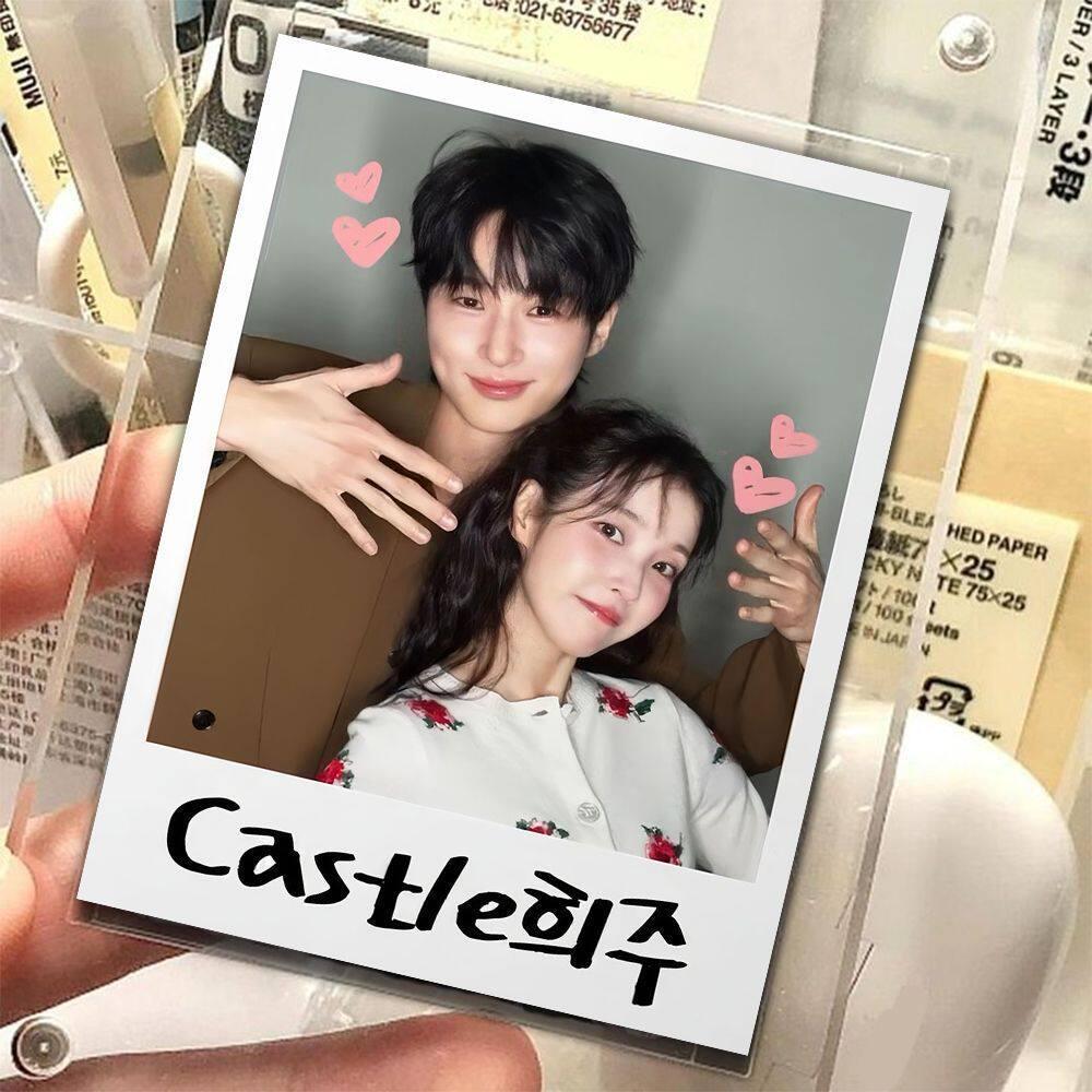 Ins สไตล์เกาหลี Bian Youxi IU HD การ์ด LOMO พิมพ์ตัวเอง 24 การ์ดโพลารอยด์โปสการ์ด Ins Bian Youxi IU 
