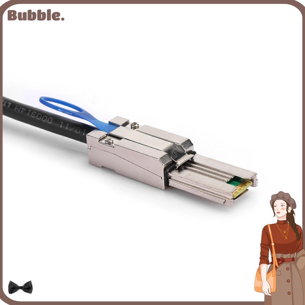 BUBBLE SFF-8088 สายเคเบิล 26P ถึง 4 X SATAs, สายเคเบิล SAS ขนาดเล็กแบบพกพา 6Gbps, ทนทานสายส่งข้อมูล 